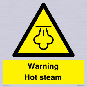 Warning Hot steam